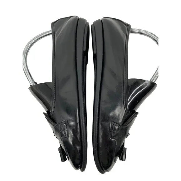 Aerosoles Brooks Black Tassel Loafers Ballet Flats Size 8.5 New - Picture 10 of 12